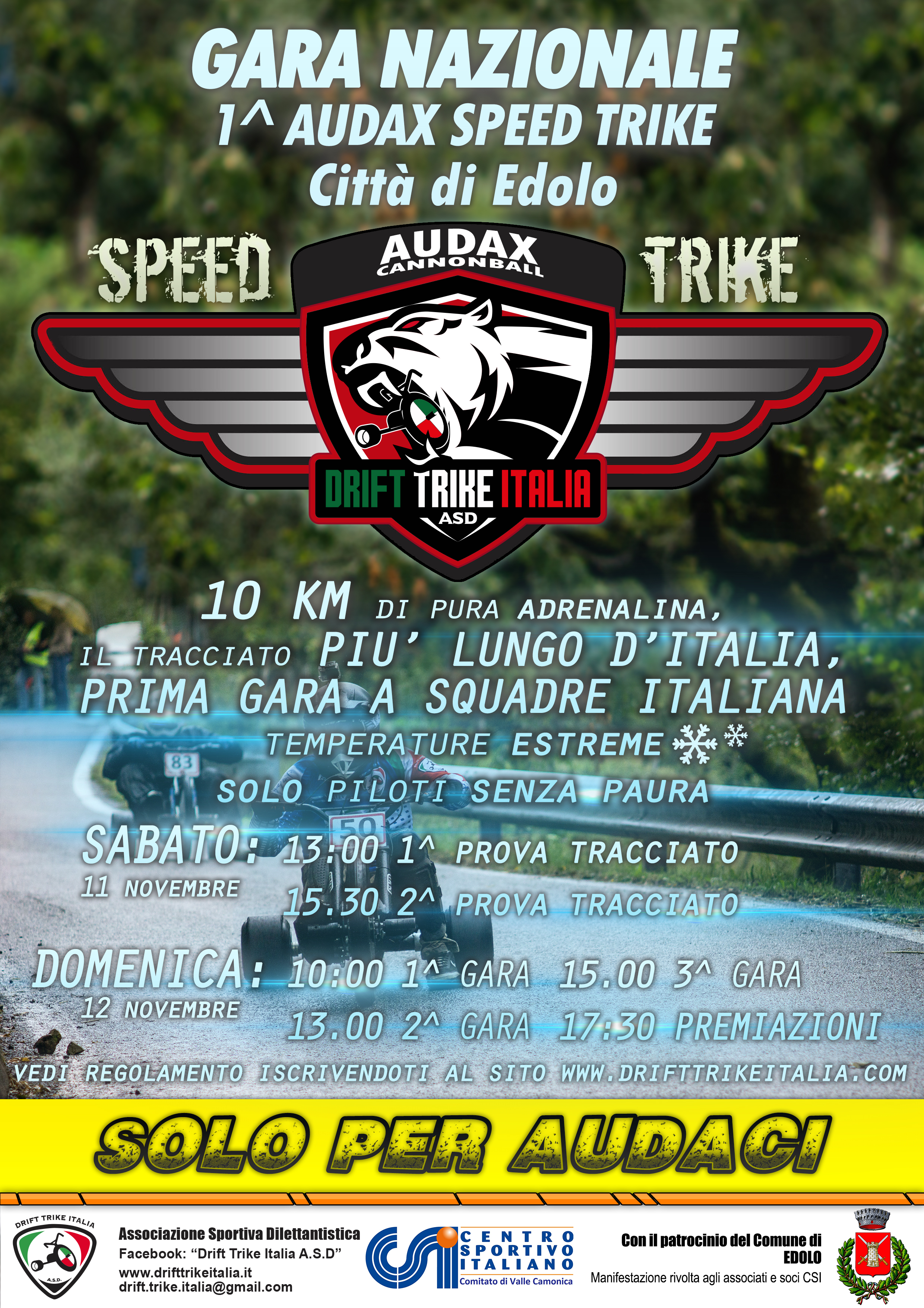 AUDAX DRIFT TRIKE ITALIA
