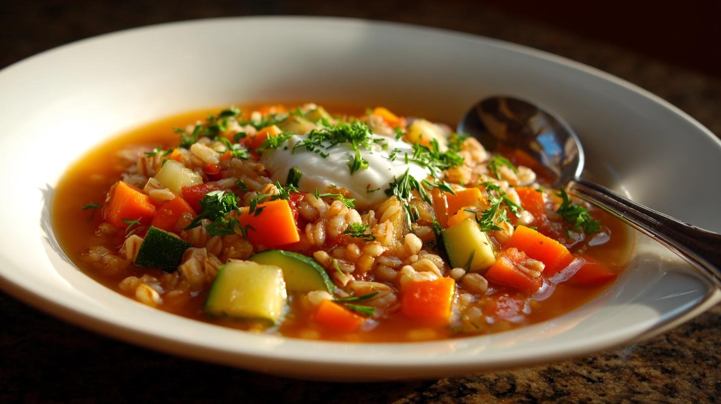 Minestra di farro verdure semplice per settimane impegnate. Perché puntare sul farro Minestra di farro verdure semplice per settimane impegnate. Perché puntare sul farro