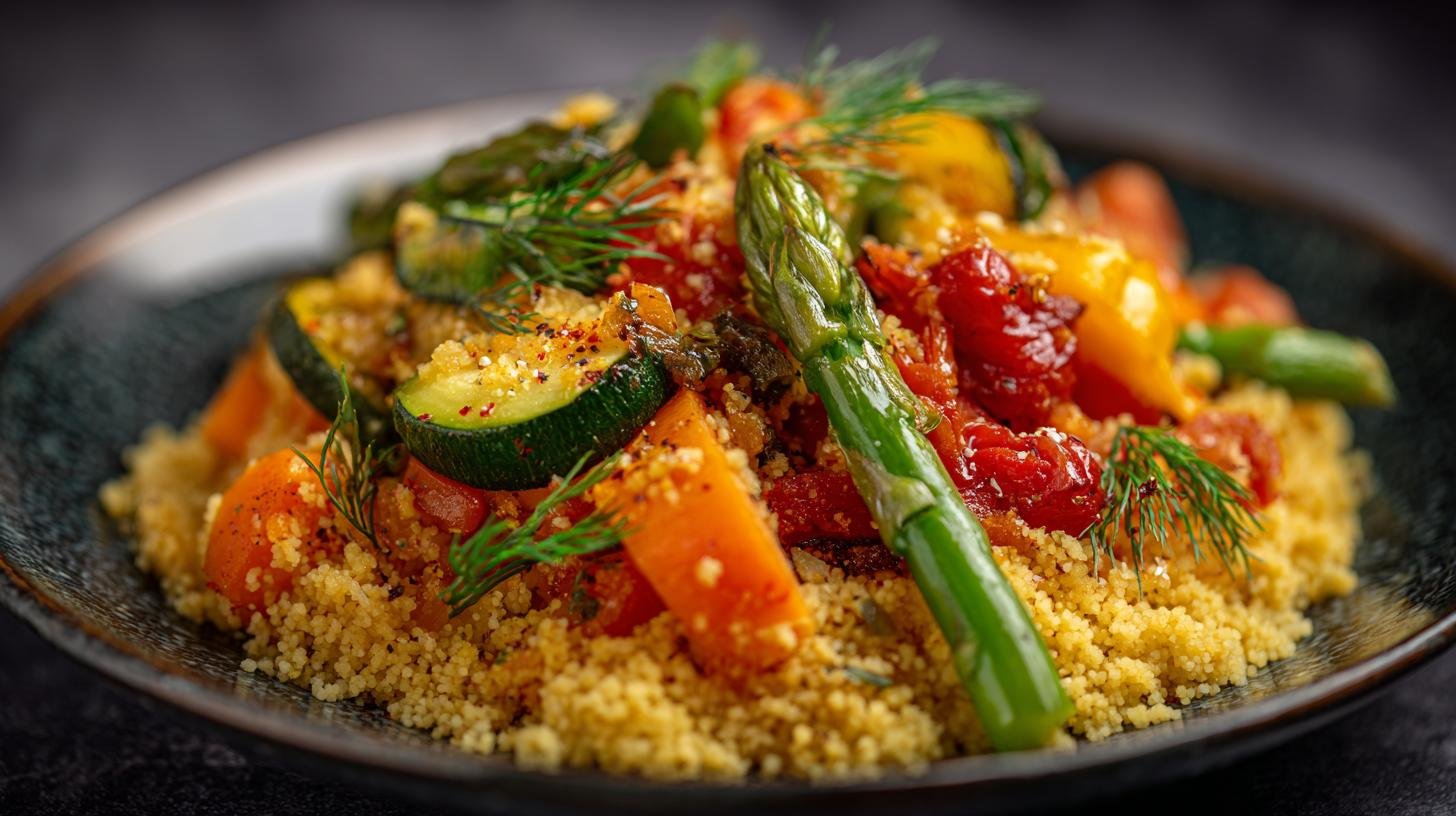 Cous cous con verdure di stagione pronto senza stress