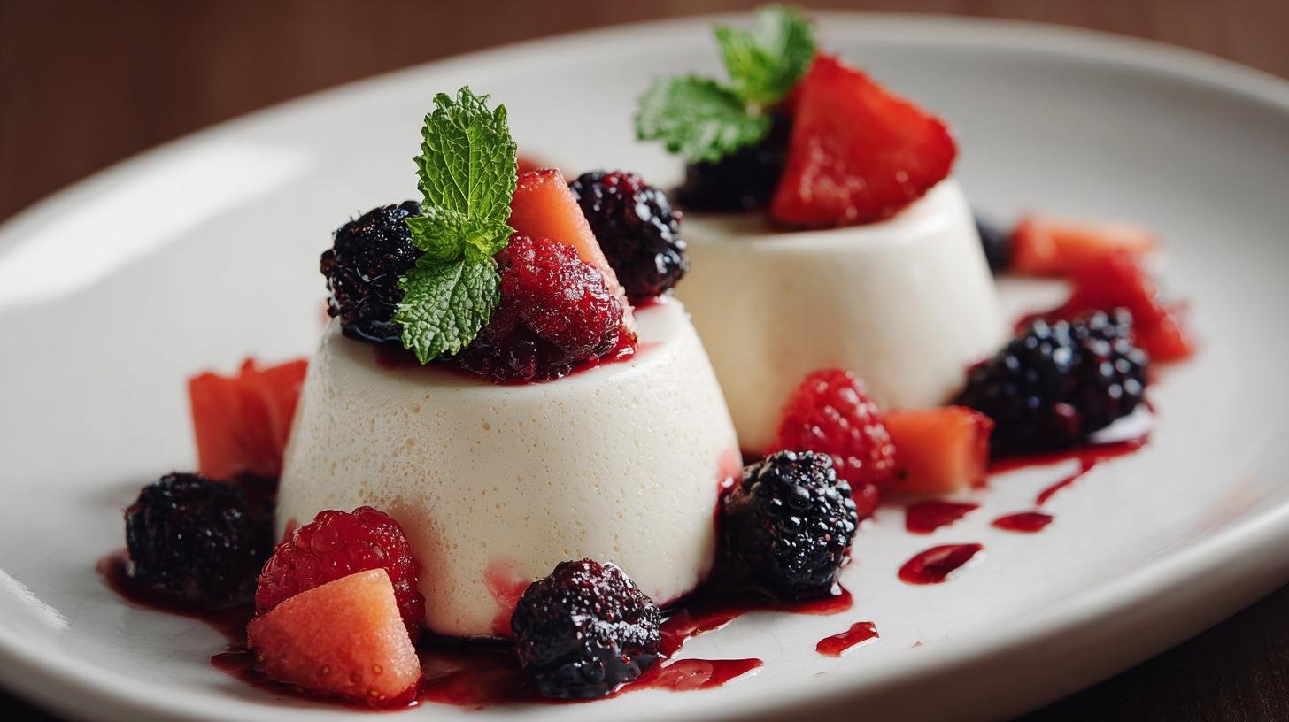 Panna cotta alla vaniglia setosa pochi ingredienti
