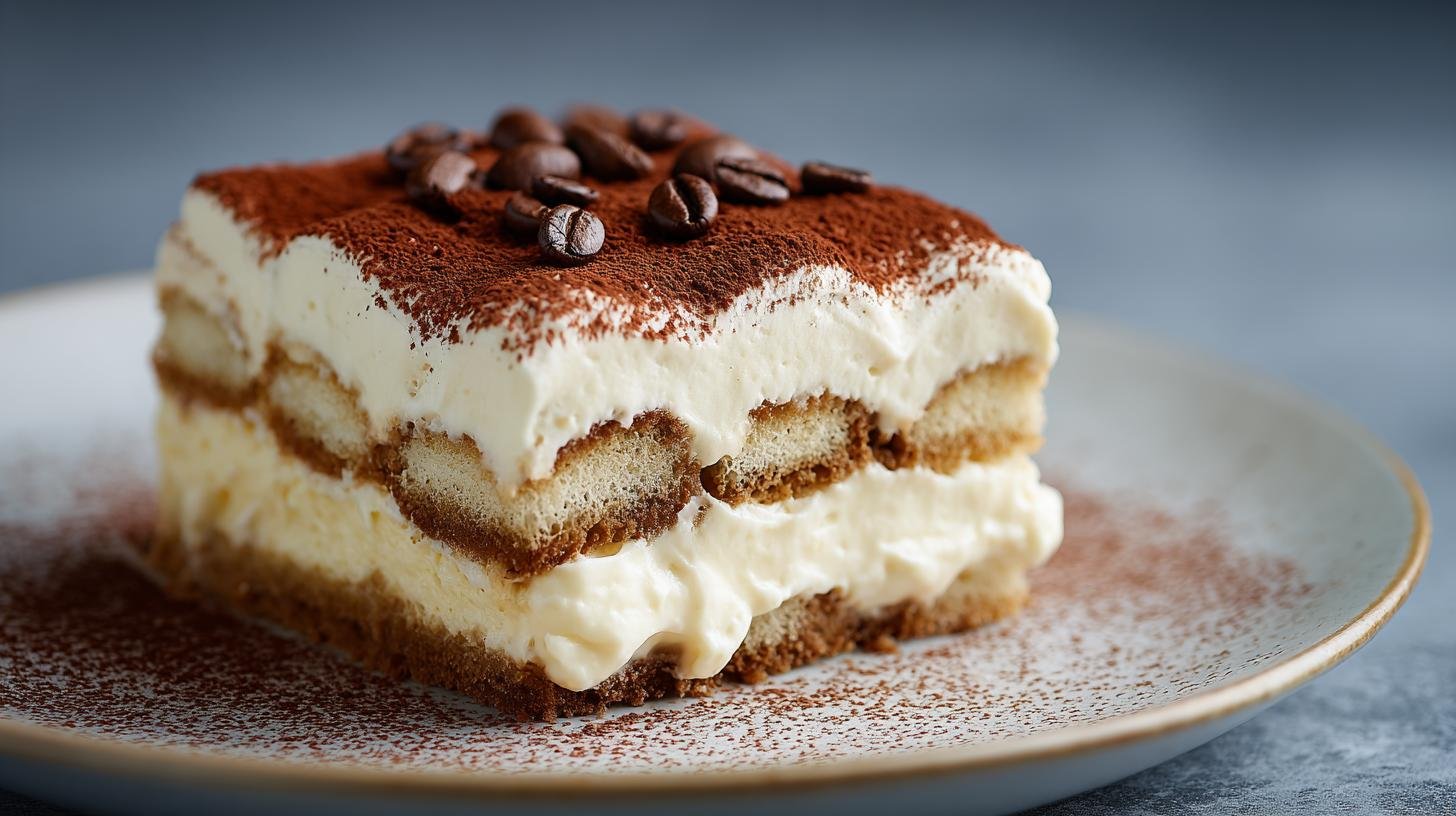 Tiramisu classico con mascarpone cremoso equilibrio perfetto