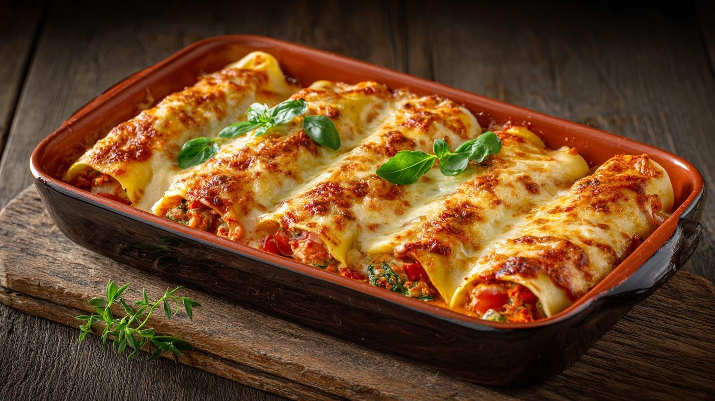 Cannelloni con verdure miste ripieni senza sprechi. Perché conviene portarli in tavola