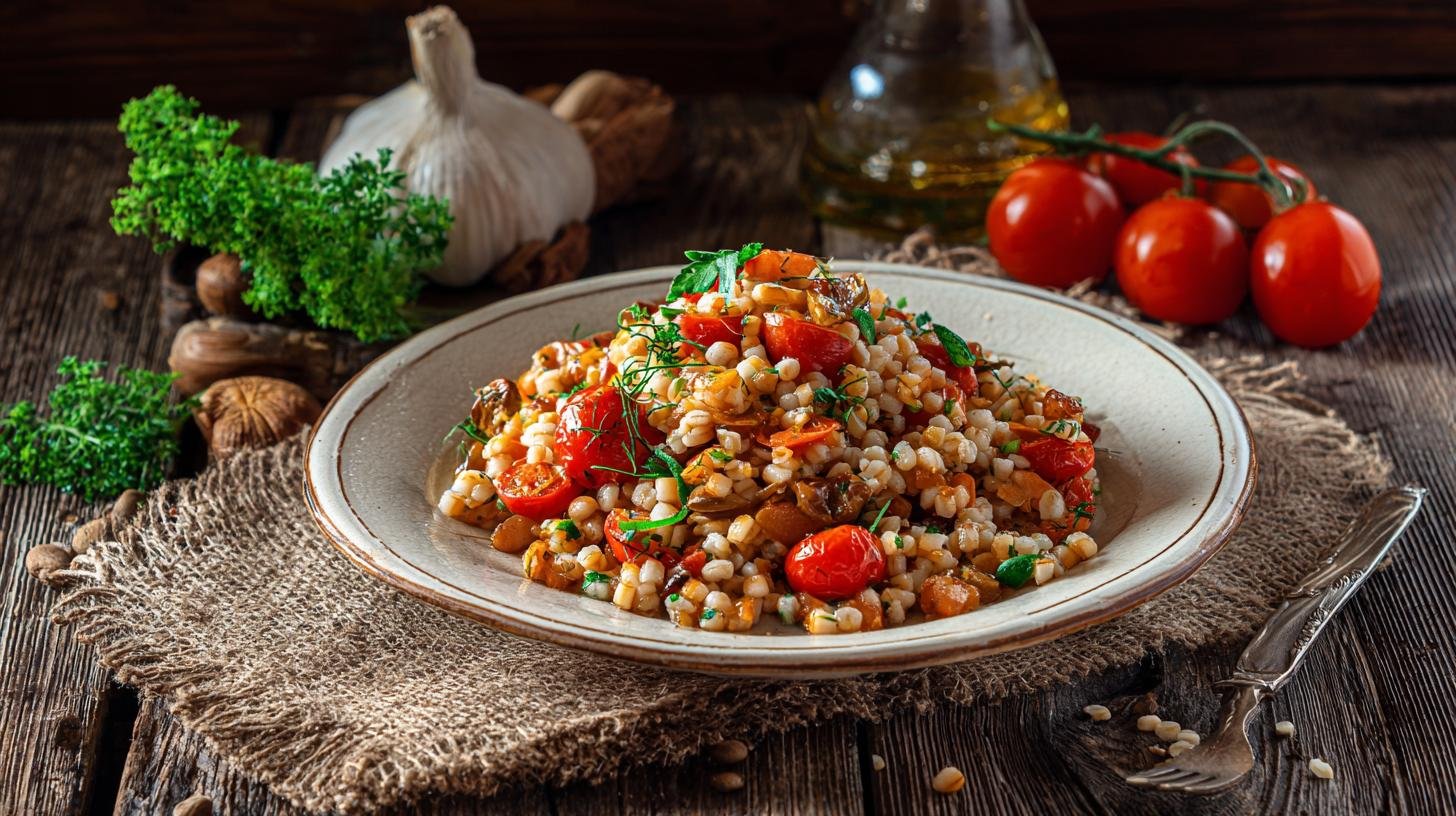 Fregola con pomodorini e erbe profumate stile casalingo. Conservazione e come servire per sorprendere