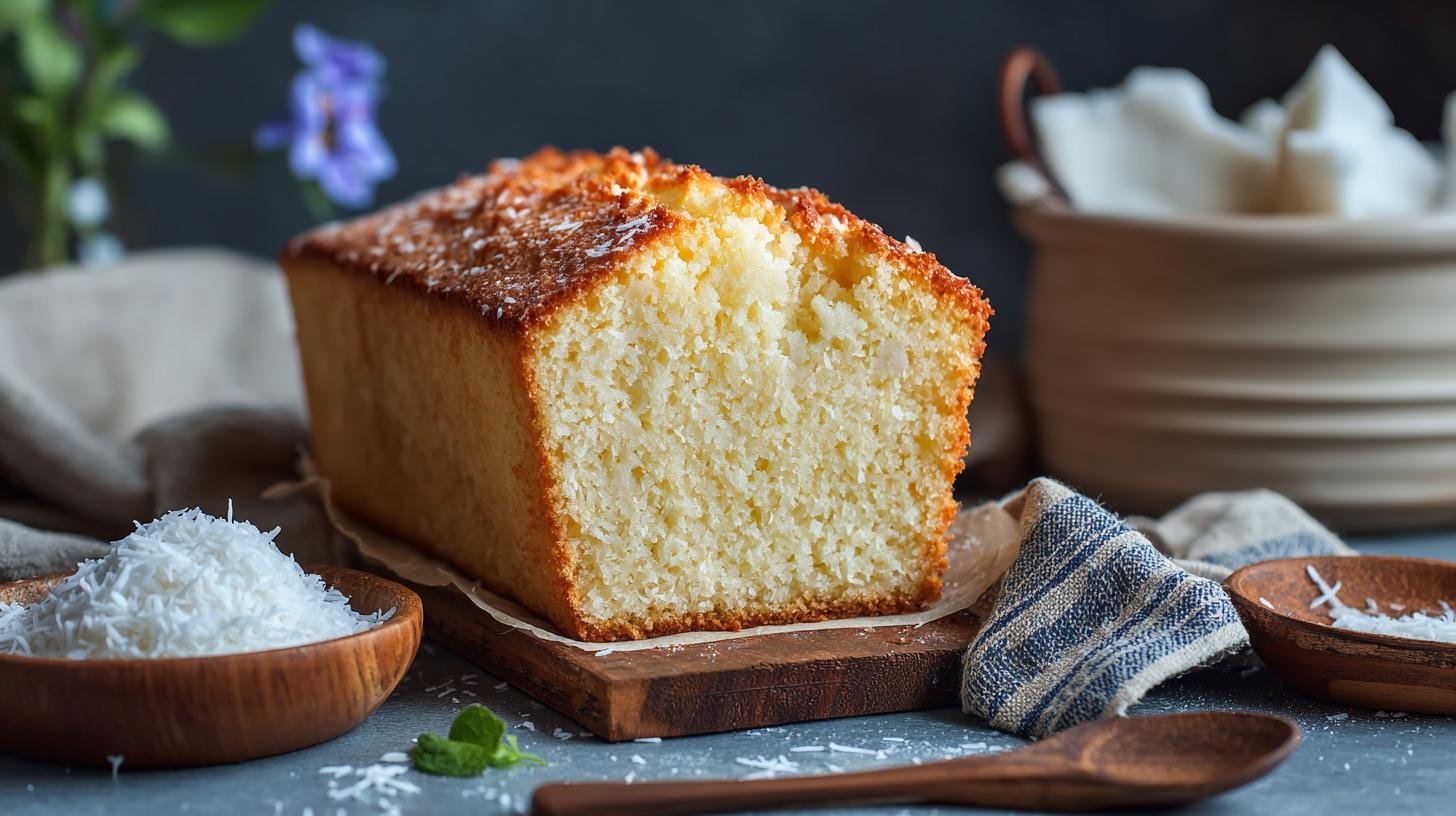 Plumcake al cocco soffice e profumato. Procedimento passo dopo passo