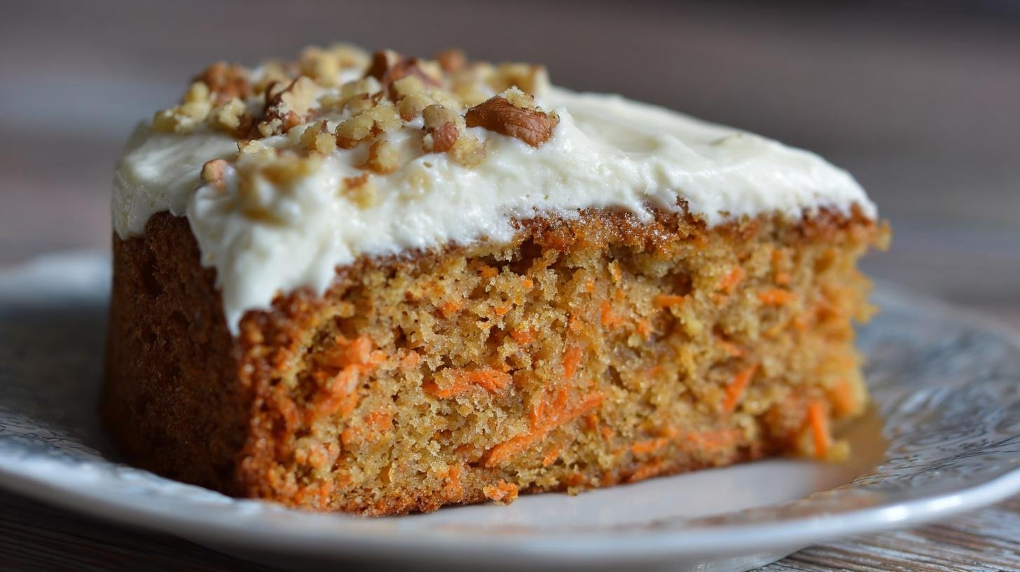 Torta di carote dolce naturale facile