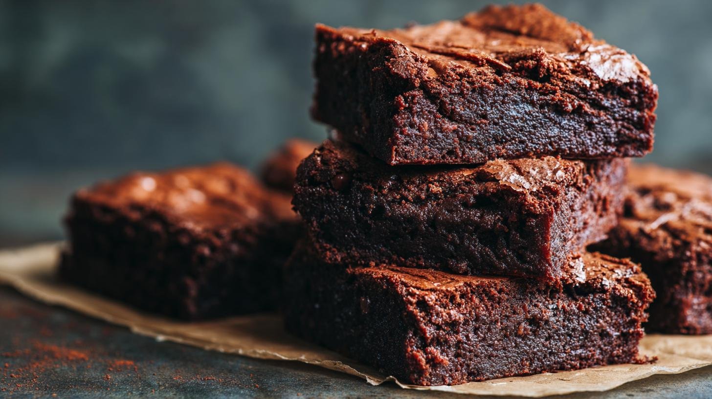 Brownies al cacao fondenti con risultato sicuro. Procedimento passo dopo passo