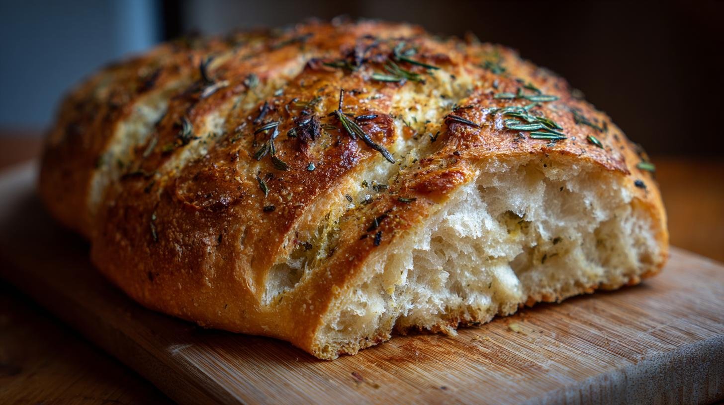 Pane alle olive morbido per taglieri domestici