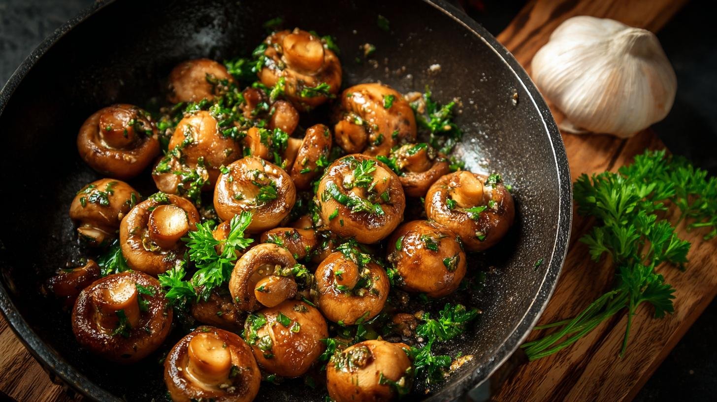 Funghi trifolati con prezzemolo pronti senza attesa
