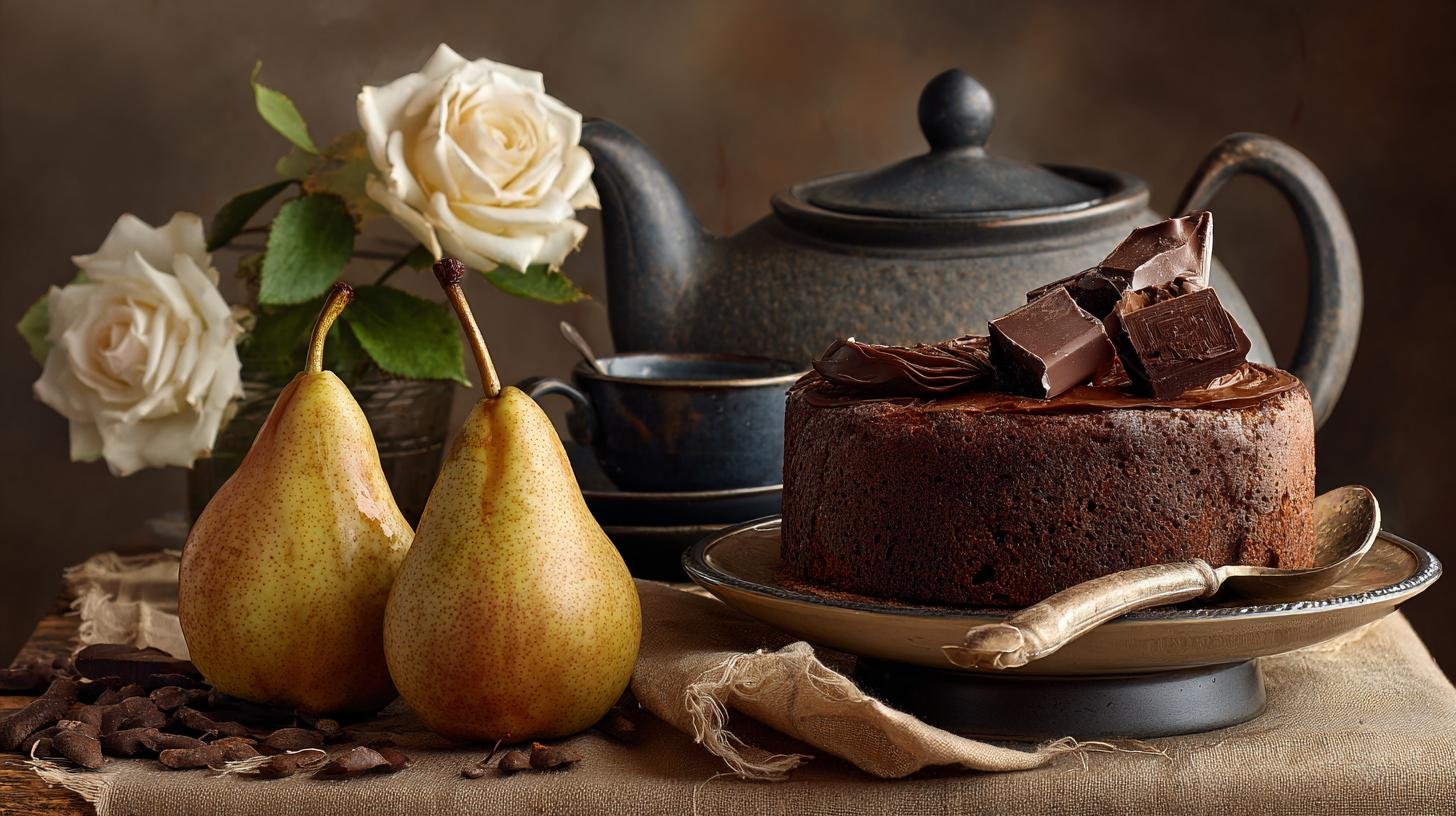 Torta di pere e cioccolato equilibrio perfetto