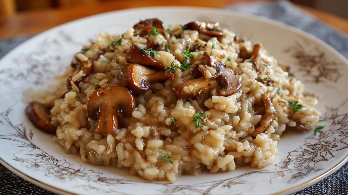 Risotto ai funghi porcini cremoso senza errori per casa. Come ottenere la cremosità perfetta