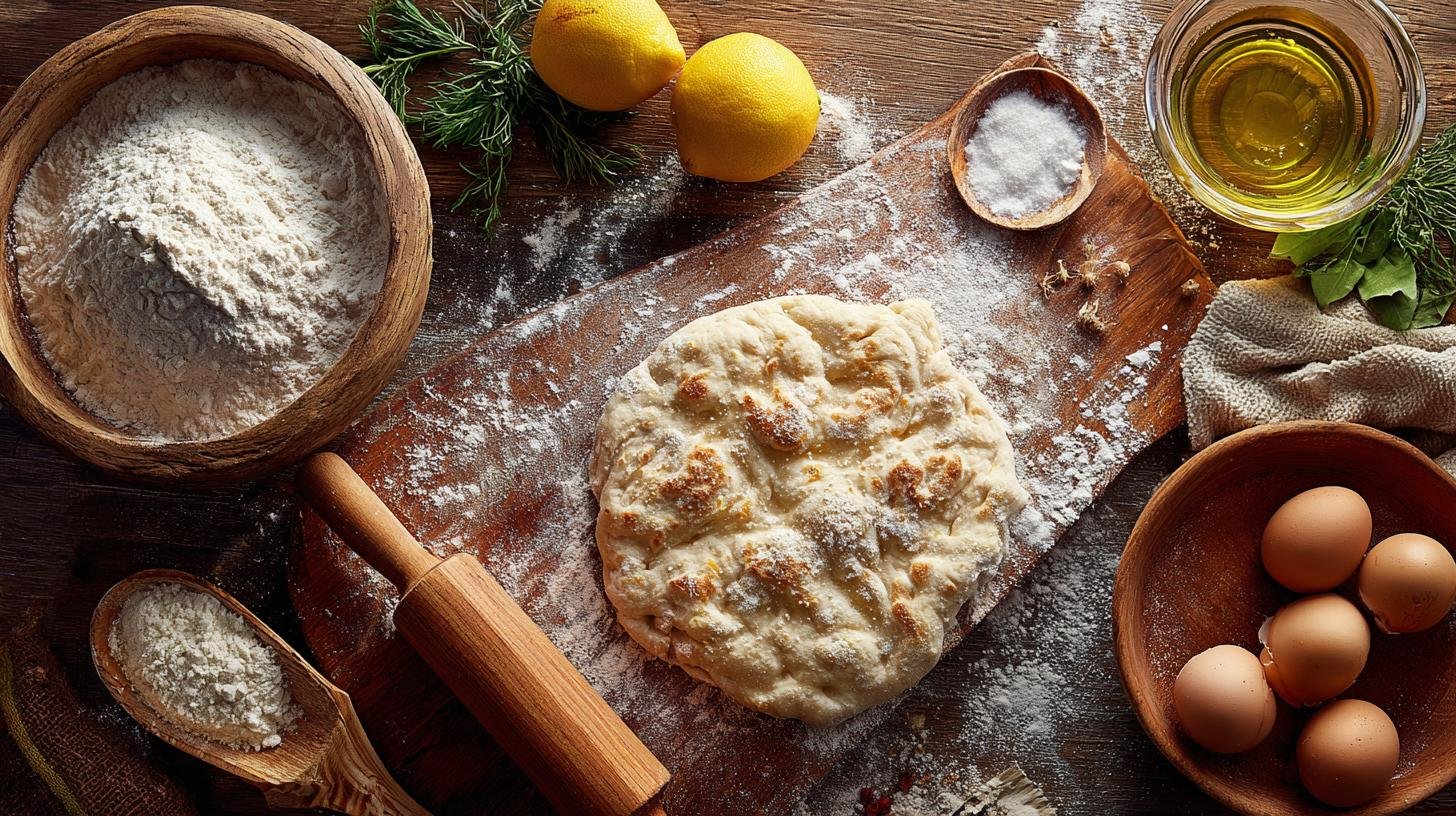 Focaccine veloci con farina e acqua salvacena. Ingredienti e strumenti