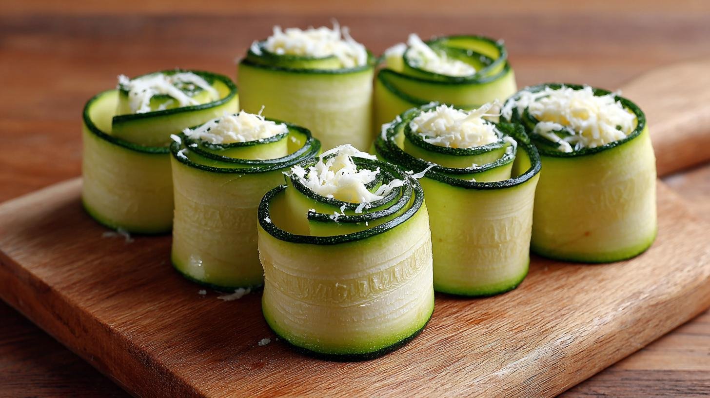 Involtini di zucchine con formaggio facili e rapidi