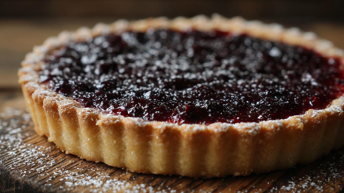 Crostata con marmellata e pasta friabile senza errori. Ingredienti essenziali