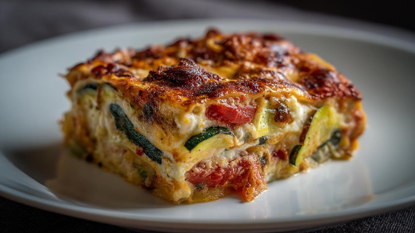 Lasagne con zucchine e formaggio leggere per cena tranquilla. Conservazione, risparmio e idee per gli avanzi