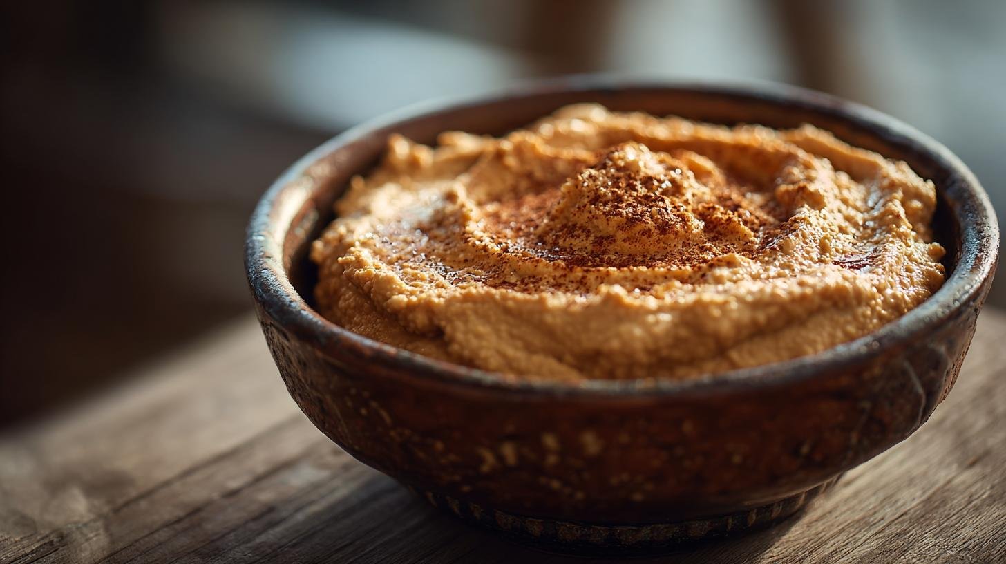 Hummus di ceci e spezie liscio senza errori