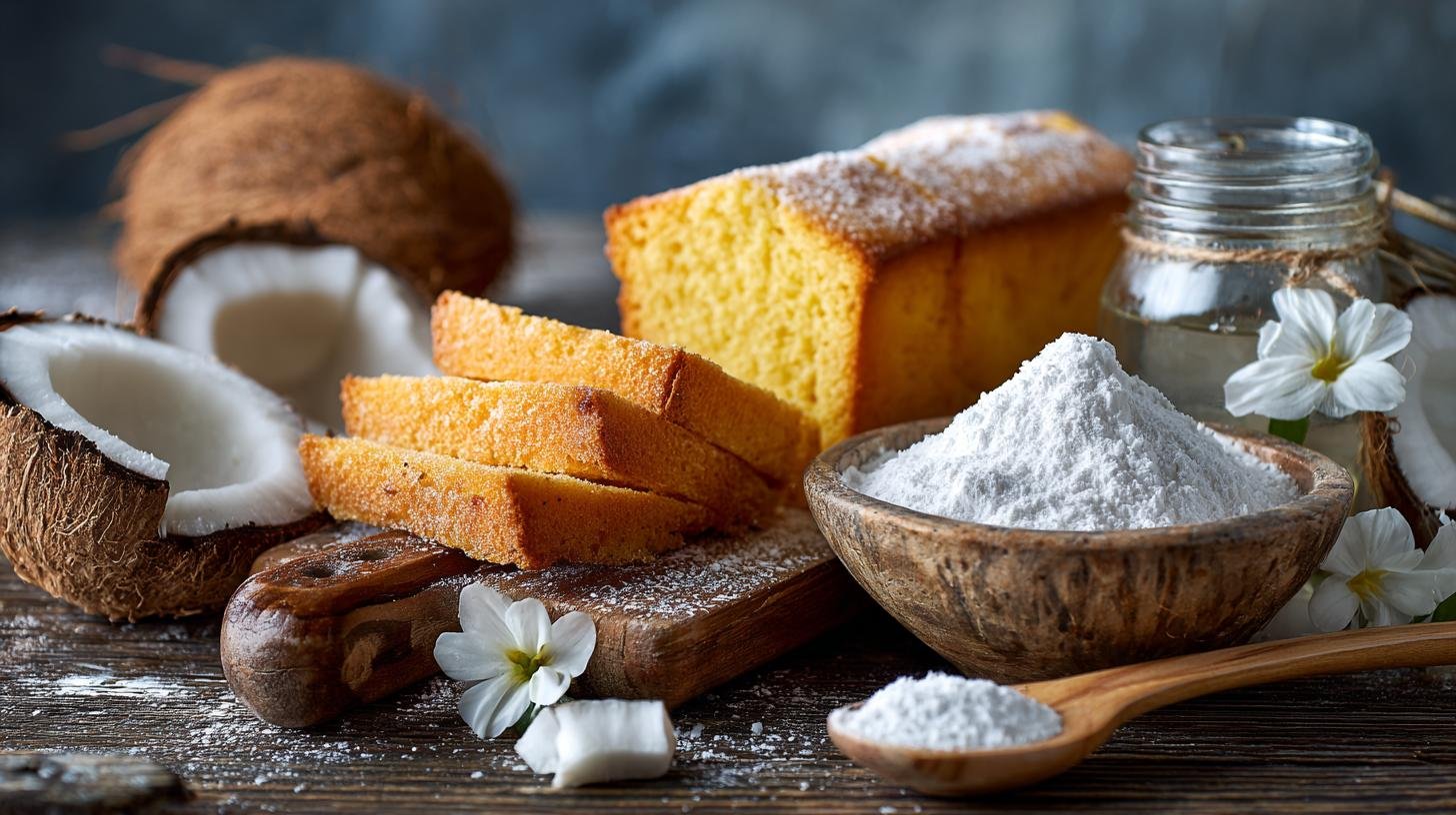 Plumcake al cocco soffice e profumato. Ingredienti essenziali