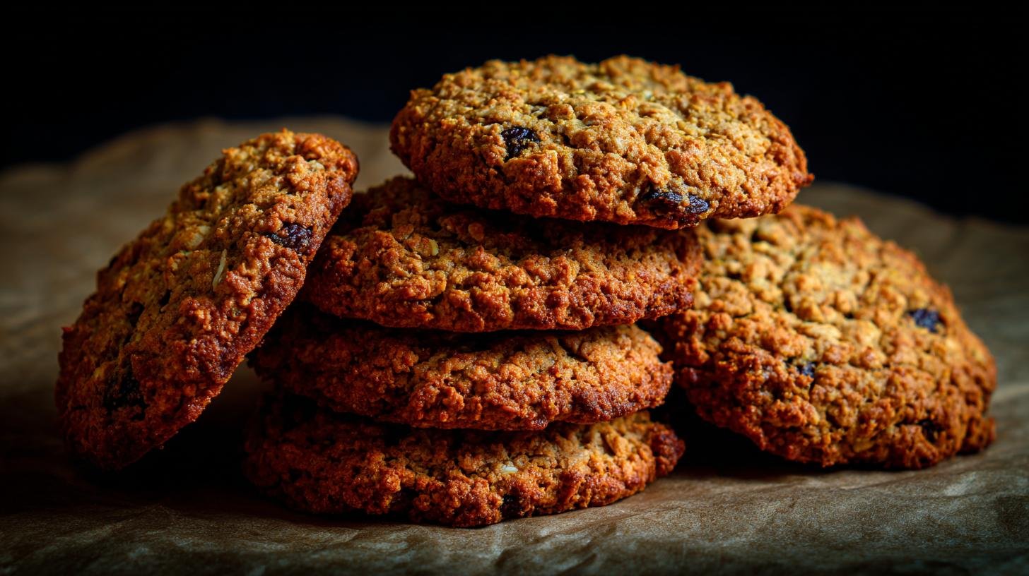 Biscotti all’avena croccanti economici quotidiani