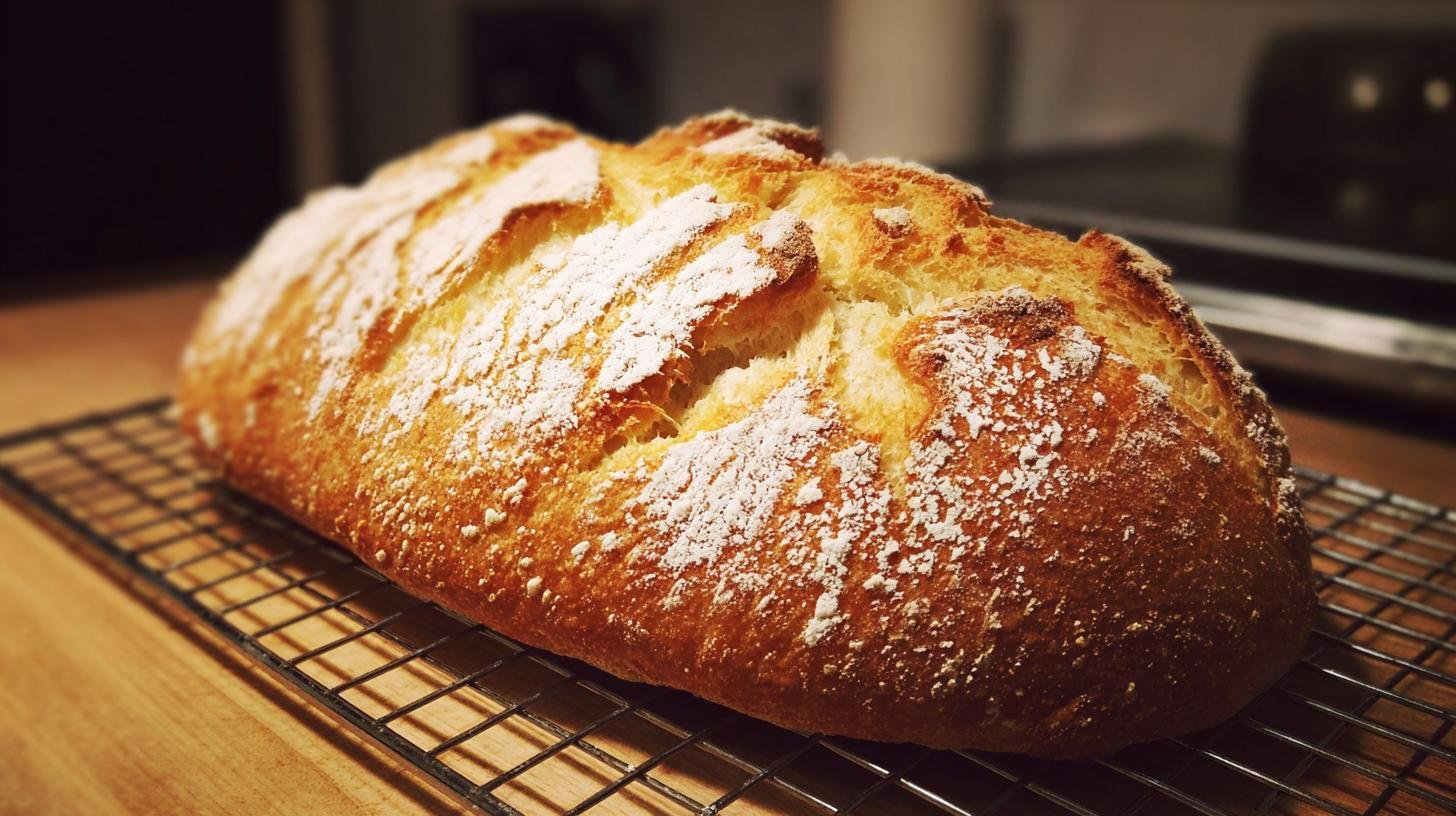 Pane casalingo con farina e acqua soffice facile