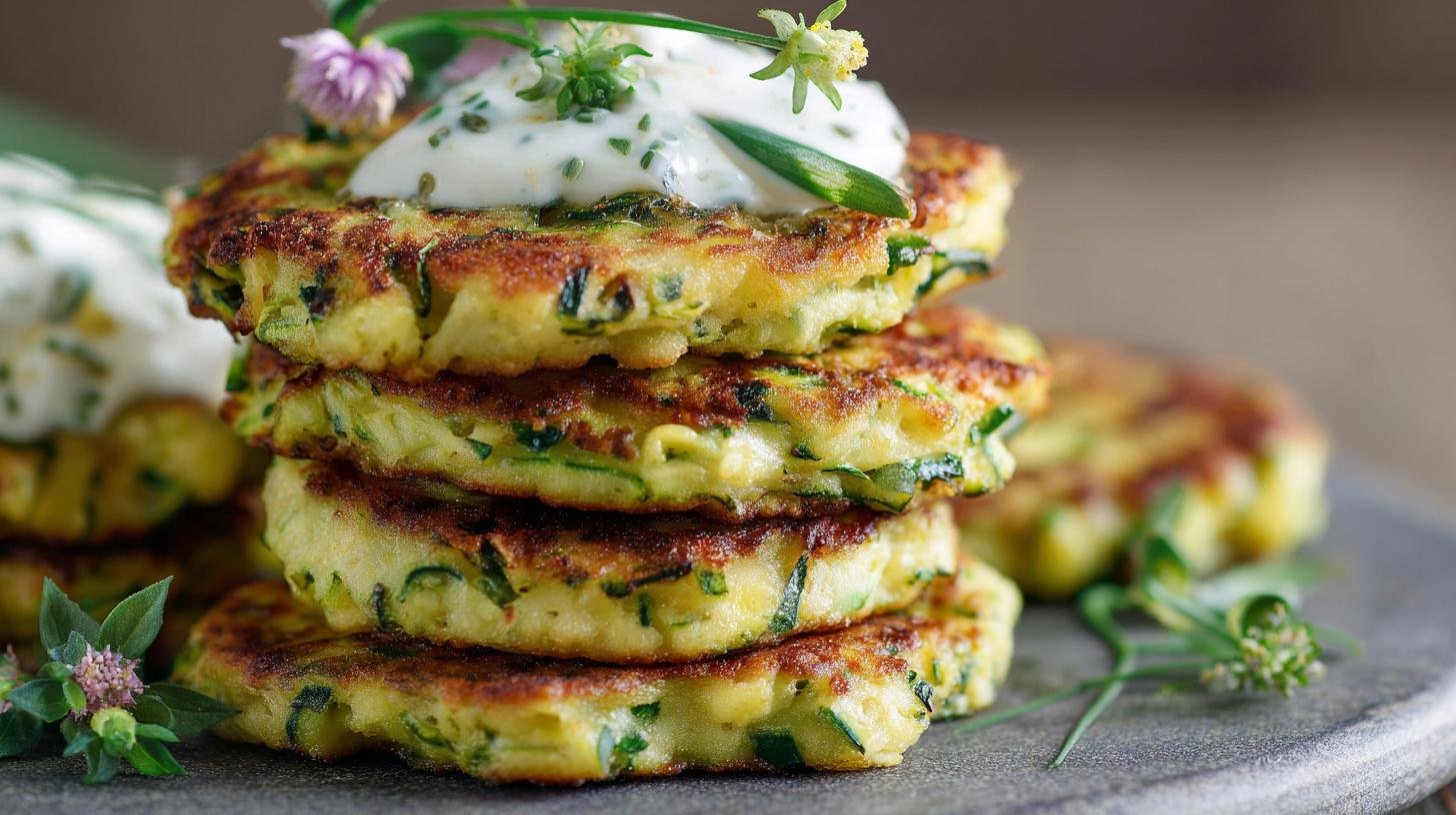 Frittelle di zucchine e farina leggere per tutti