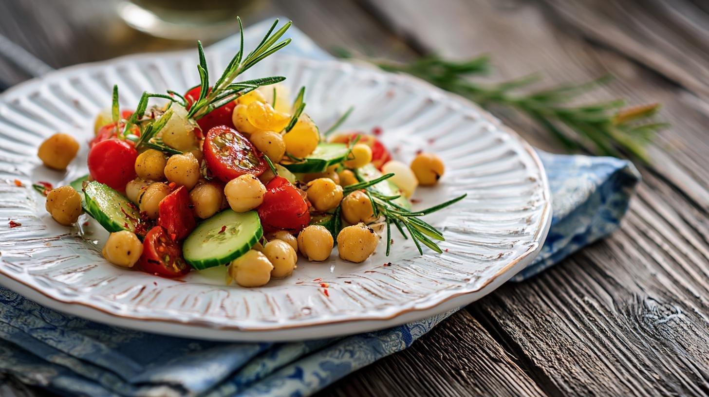 Insalata di ceci e rosmarino economica e saziante. Preparazione passo dopo passo