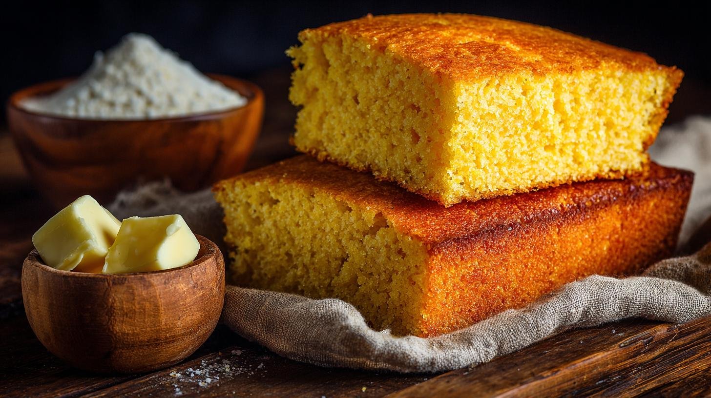 Pane con farina di mais rustico facile. Ingredienti essenziali