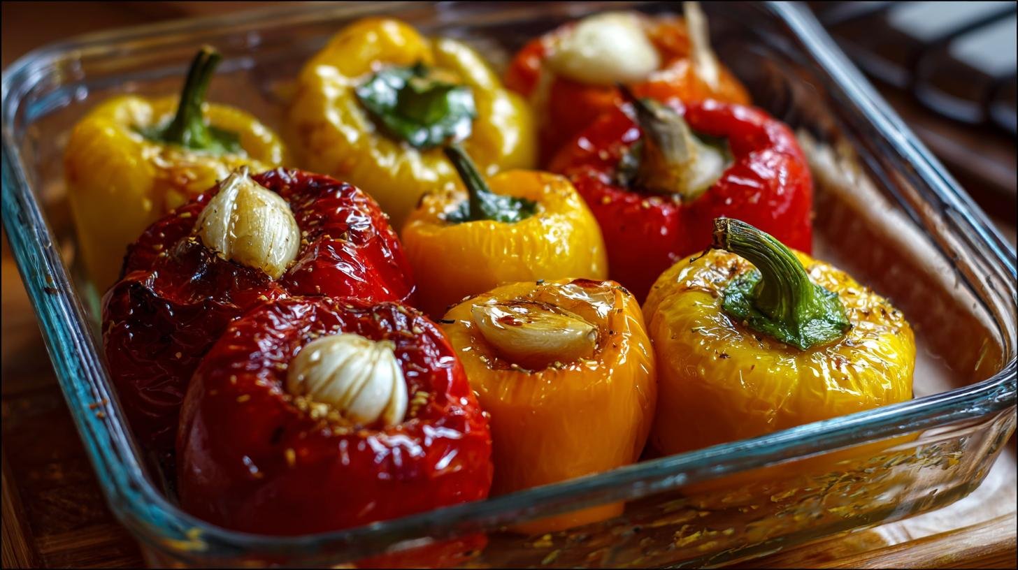 Peperoni arrostiti con aglio dolci senza amaro. Trucchi pratici e segreti per evitare l'amaro