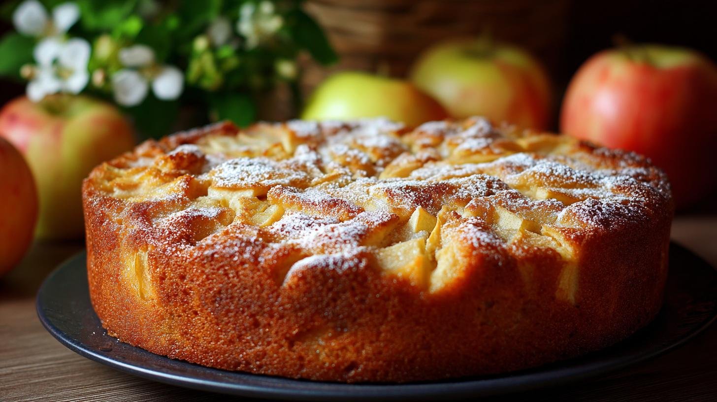 Torta di mele soffice succosa trucco cottura. Trucco di cottura passo dopo passo