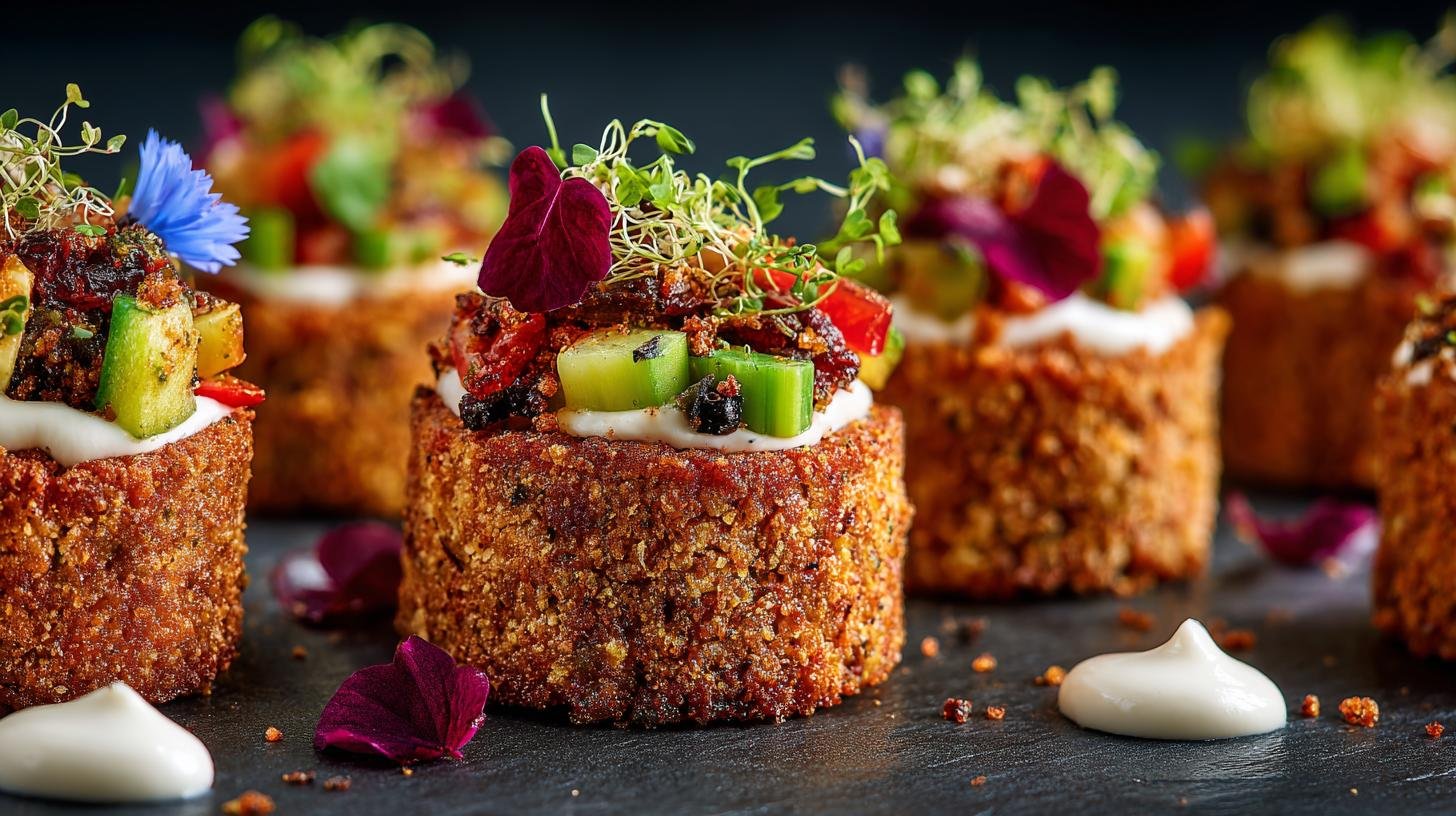 Sformatini di verdure e pangrattato senza stampi