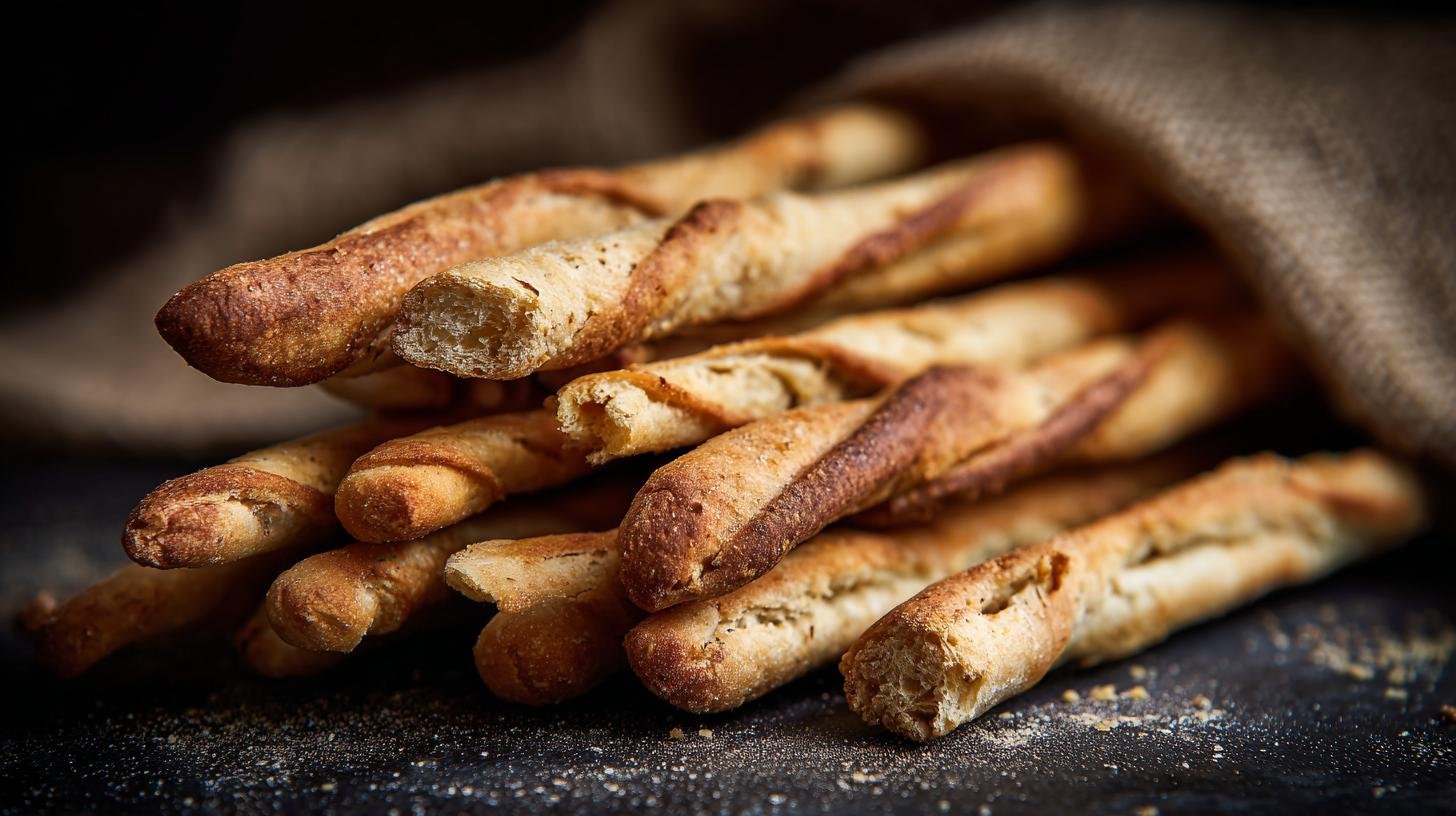 Grissini fatti in casa friabili senza impasto complesso