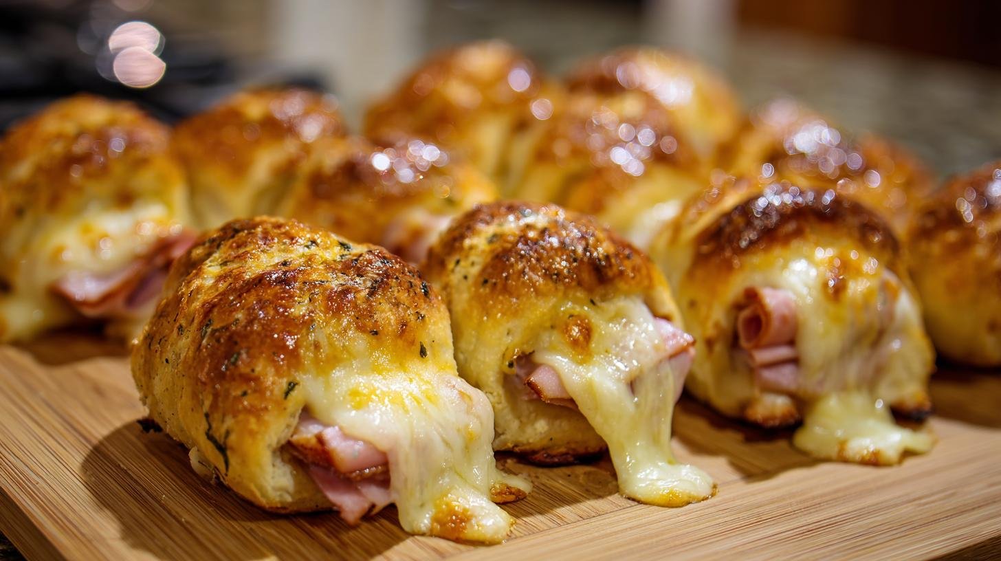 Rotolini di prosciutto e formaggio per antipasto veloce e gustoso